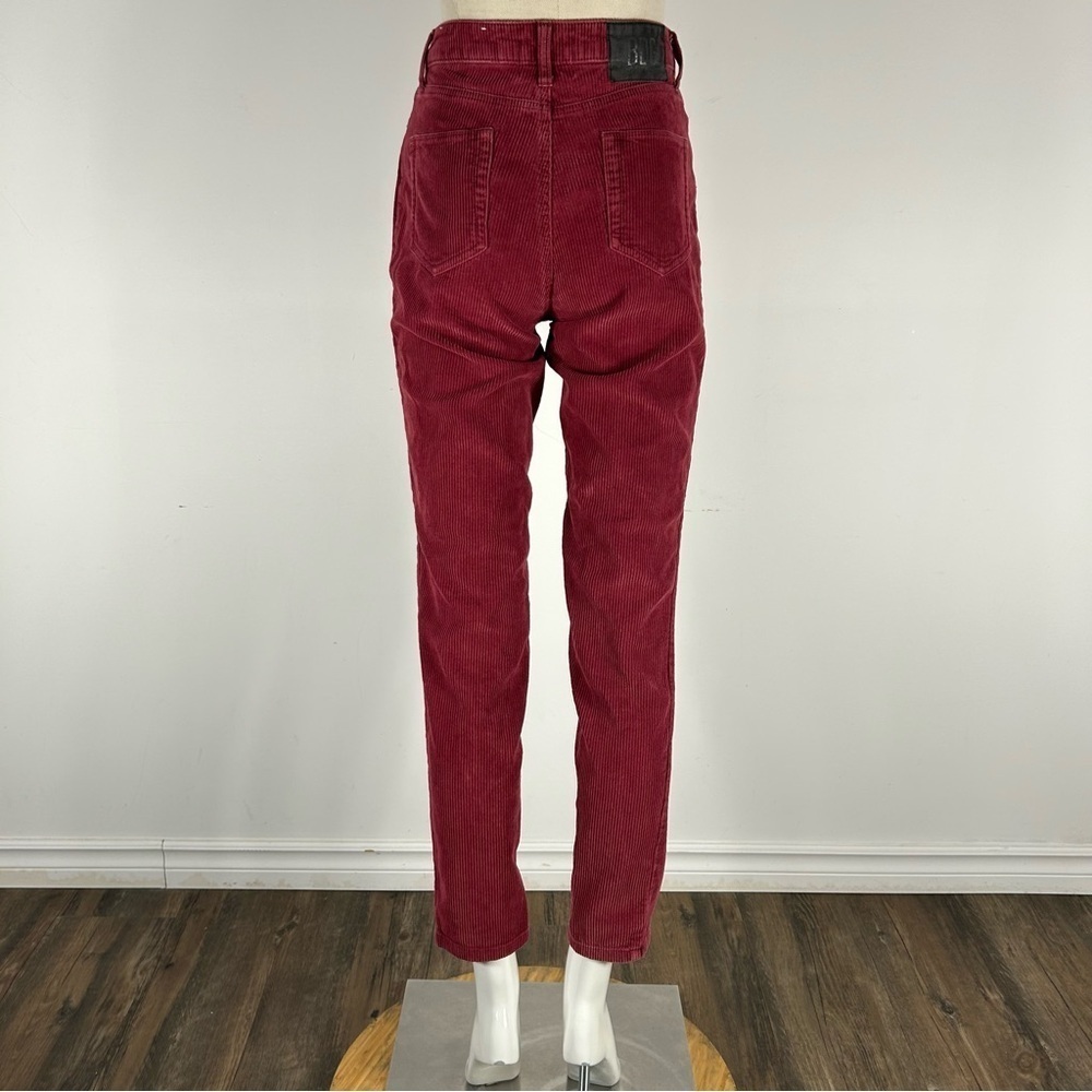 BDG Urban Outfitters Woman's High Rise Mom Red Wine Corduroy Pants Size 27 - Picture 4 of 11